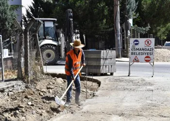 Osmangazi’de güvenli ulaşım için yollar yenileniyor