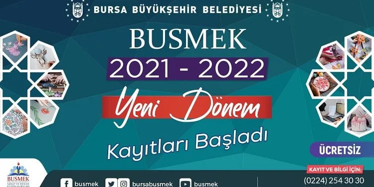 BUSMEK’te yeni dönem kayıtları başladı