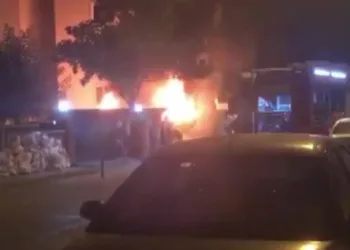 Bursa’da park halindeyken alevlere teslim oldu