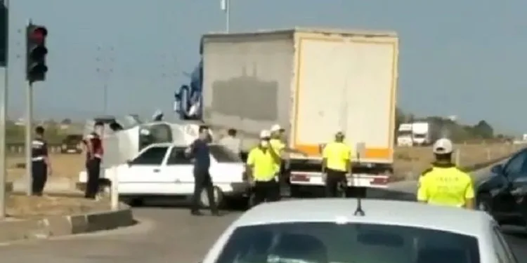 Bursa’da kırmızı ışıkta durmayan TIR dehşet saçtı