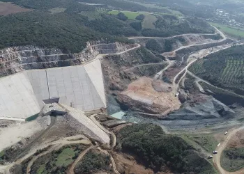 Bursa Karacabey Yeşildere Barajı’nda çalışmalar devam ediyor