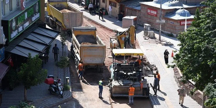 Bursa Kestel Belediyesi’nden asfalt mesaisi