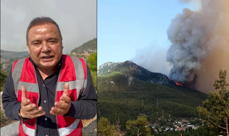 “Yangın şehre indi, ne olur buraya uçak gönderin”