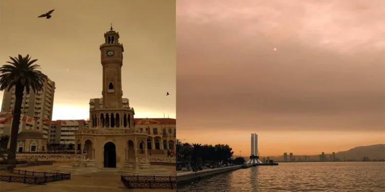 İzmir güne böyle uyandı