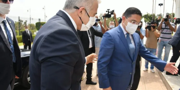 Fas Dışi̇şleri̇ Bakanı Bouri̇ta, İsrai̇lli̇ Mevki̇daşı Lapi̇d İle Bi̇r Araya Geldi̇