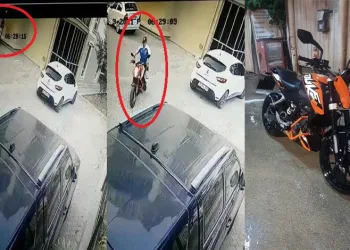 Bursa’da bir saat uğraşarak 35 bin liralık motosikleti çaldı
