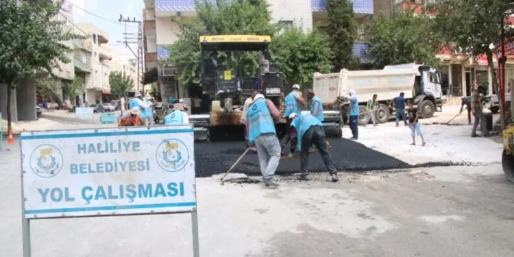 Hali̇li̇yede  Asfalt Çalışması