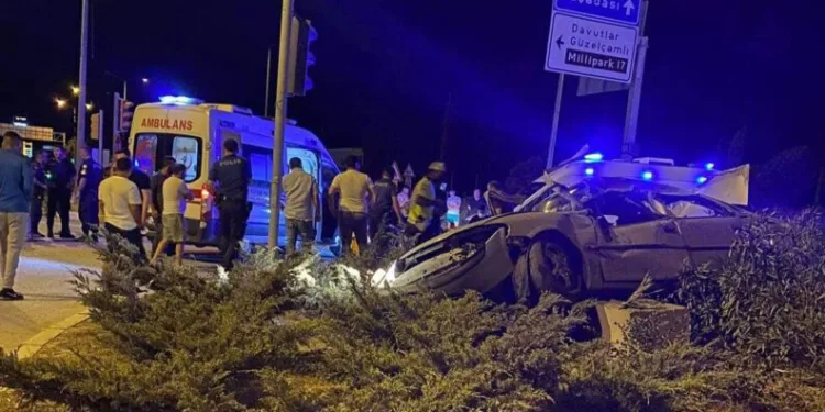 Sökede Trafi̇k Kazası: 1 Ölü