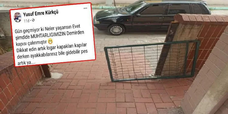 Bursa’da mahalle muhtarı sosyal medyadan isyan etti