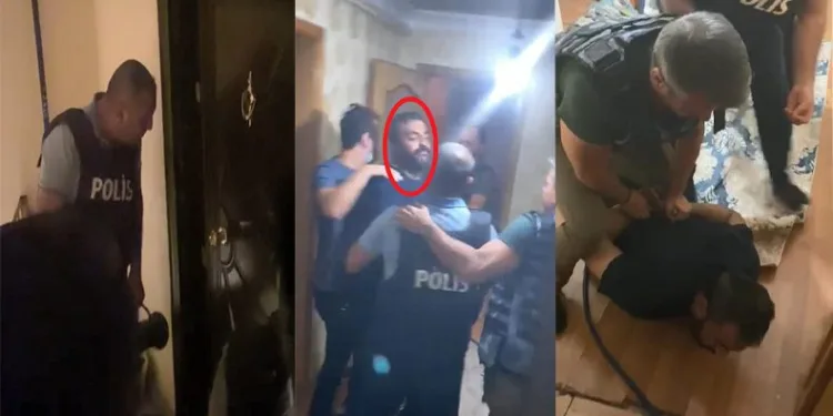 Bursa’da kapısı koçbaşıyla kırılan evde yakalandı