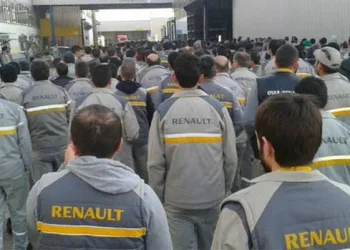 Bursa’da Renault işçilerinden eylem