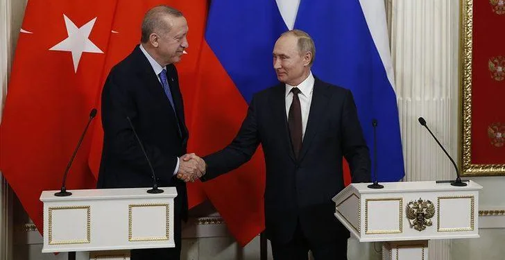 Erdoğan-Putin görüşmesi başladı