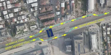 Bursa Mudanya yolunda trafik düzenlemesi