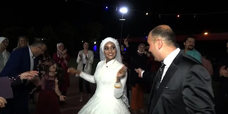 Etiyopyalı Muna, Gaziantep’e gelin geldi