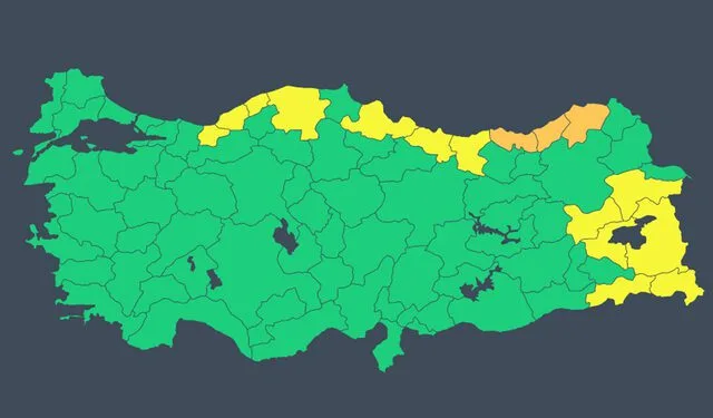 Meteoroloji’den sarı ve turuncu uyarı