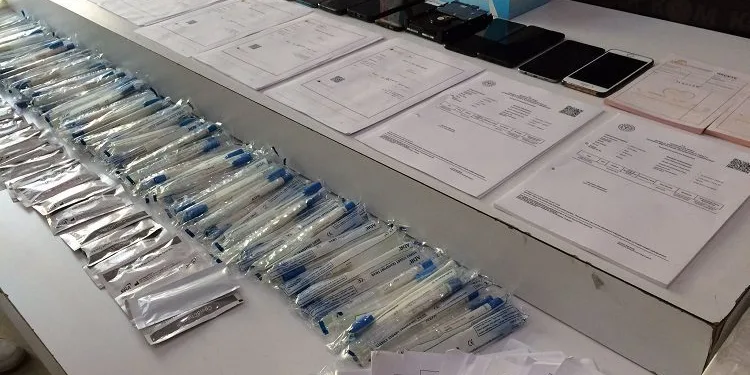 Sahte negatif Covid testi satan şebekeye operasyon