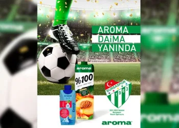 Aroma, Bursaspor’un tozluk sponsoru oldu