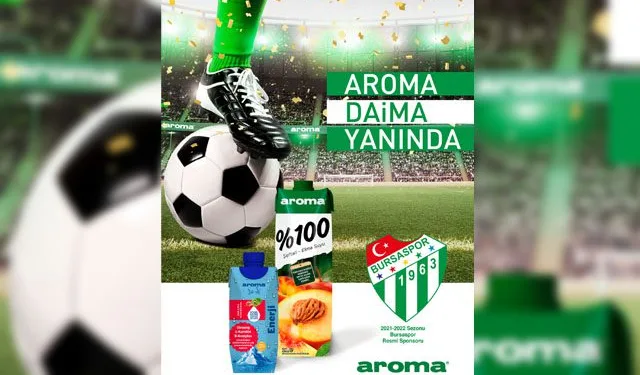 Aroma, Bursaspor’un tozluk sponsoru oldu