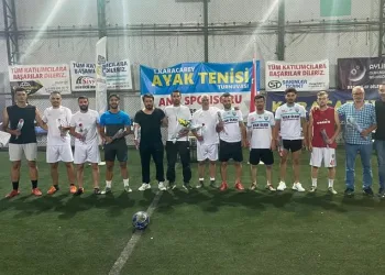1. Karacabey Ayak Tenisi Turnuvası sona erdi