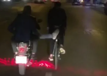 Bursa’da motosiklet destekli bisiklet keyfi
