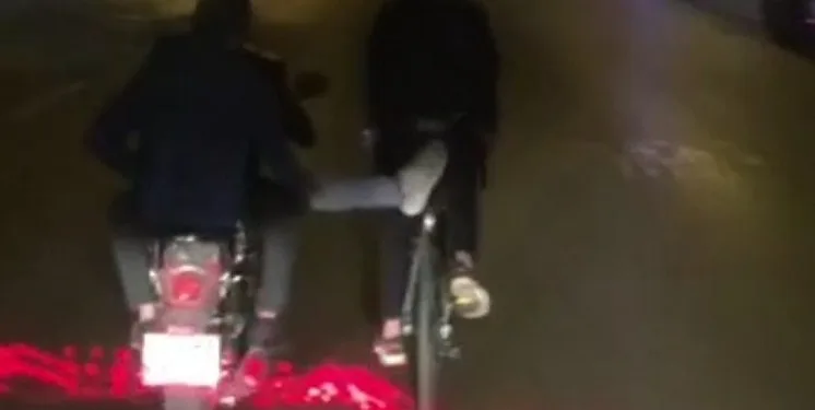 Bursa’da motosiklet destekli bisiklet keyfi