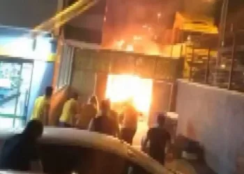 Bursa’da saniyeler içinde kül oldu