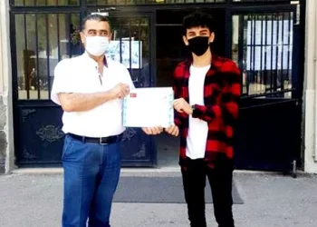 Bursa Mudanyalı öğrenci klavye anadil yarışmasında dereceye girdi
