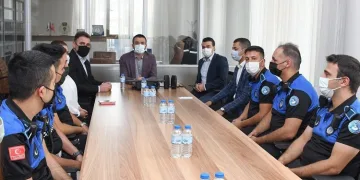 Başkan Tanır, zabıta teşkilatını ziyaret etti