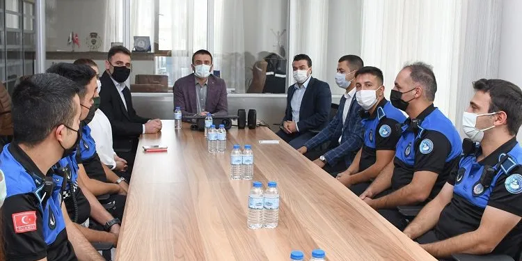 Başkan Tanır, zabıta teşkilatını ziyaret etti