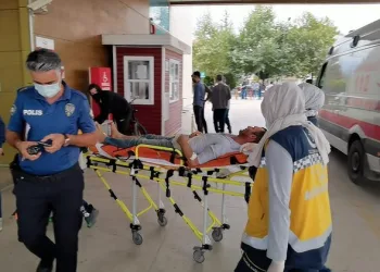 Bursa’da elektrik akımına kapılan işçi yaralandı