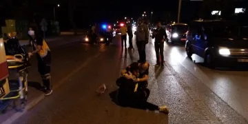 Bursa’da motosiklet sürücüsü ölümden döndü