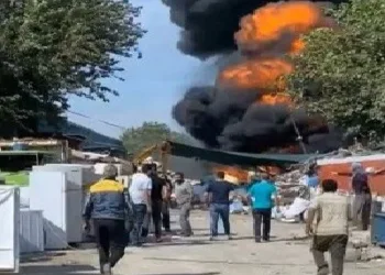 Bursa’da yangın! Siyah dumanlar gökyüzünü kapladı