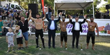 Pehlivanlar incir için er meydanına çıktı
