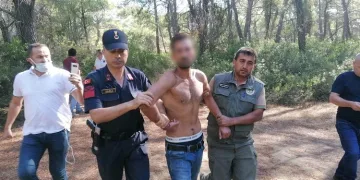 Ormanda suçüstü yakalandı!