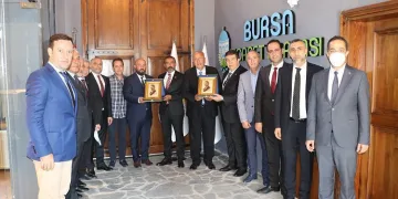 Bursa Ticaret Borsası, Gaziantep Ticaret Odası heyetini ağırladı