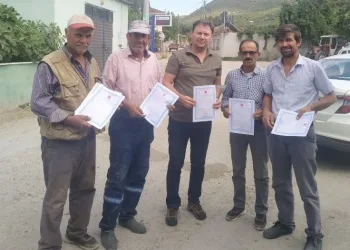 Bursa Mustafakemalpaşa’da arazi toplulaştırmaları sürüyor