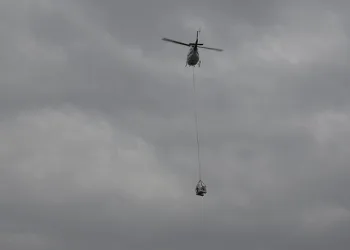 Bursa’da alçak uçuş yapan helikopter paniğe neden oldu