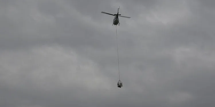 Bursa’da alçak uçuş yapan helikopter paniğe neden oldu