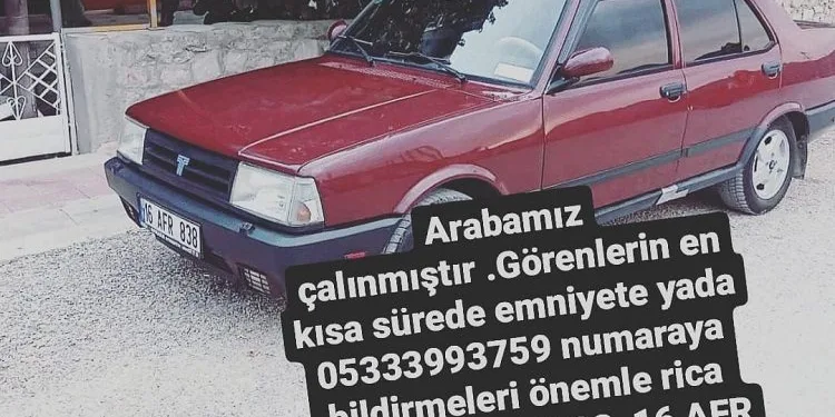 Bursa’da kapının önündeki otomobili çaldılar