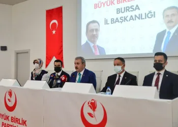 BBP Genel Başkanı Mustafa Destici Bursa’da
