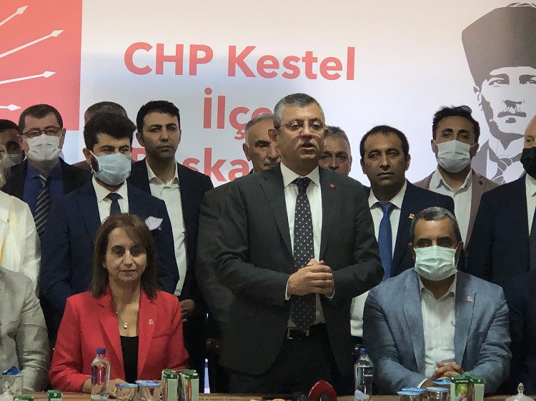 CHP'li Özgür Özel Bursa'da