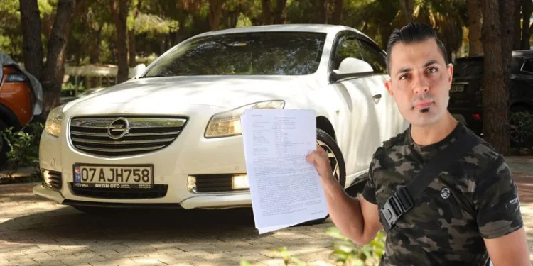 Ev almak isterken otomobilinden oldu