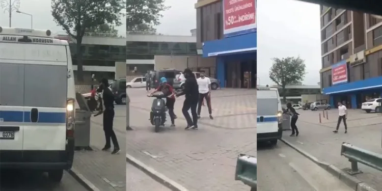 Bursa’da elinde palayla minibüse saldırdı