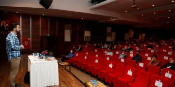 İnegöl Belediyesi personeline yüksekte çalışma personeli