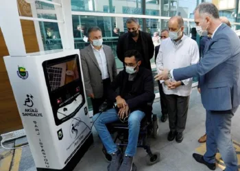 Bursa İnegöl’de 2 engelli şarj istasyonu daha hizmete alındı
