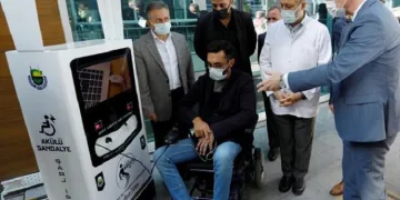 Bursa İnegöl’de 2 engelli şarj istasyonu daha hizmete alındı