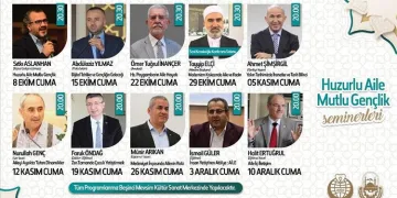 Bursa İnegöl’de “Huzurlu Aile Mutlu Gençlik” seminerleri başlıyor