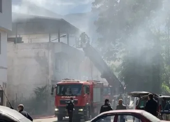 Bursa’da tekstil atölyesinde korkutan yangın