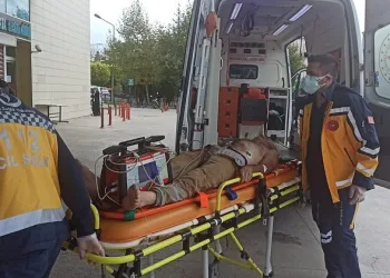 Akıma kapılan işçi ağır yaralandı