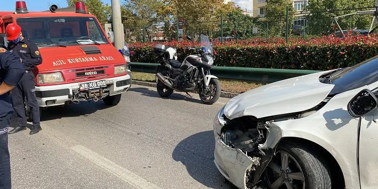 Bursa’da trafiği durma noktasına getiren kaza